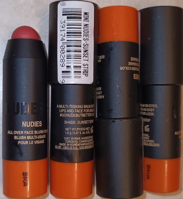 NEW Mini NUDESTIX Nudies All Over Face Blush Color - Sunset Stri