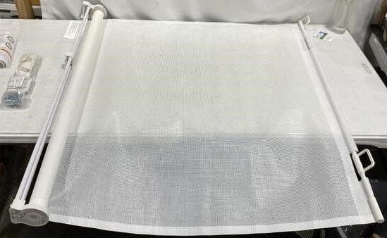 NEW WHITE 42" Extra Tall x 63" Wide Retractable Baby/Pet Gate - photo 2