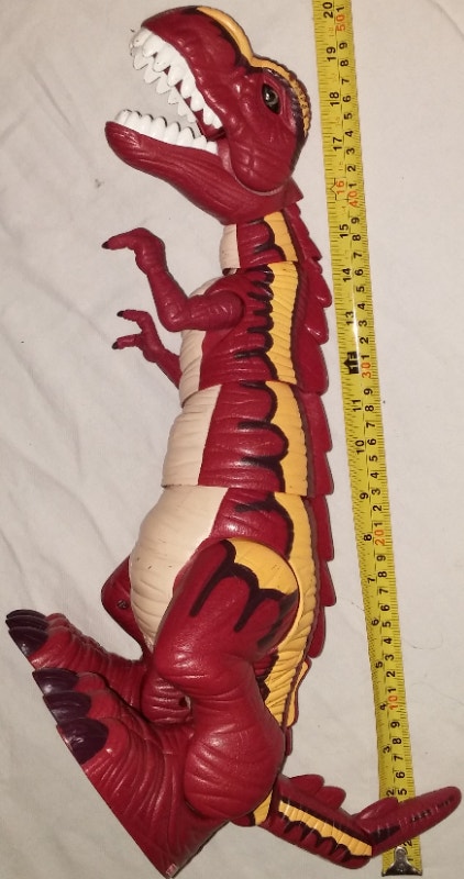 17" Fisher-Price Imaginext Mega Rex Red T Rex Dinosaur - photo 2