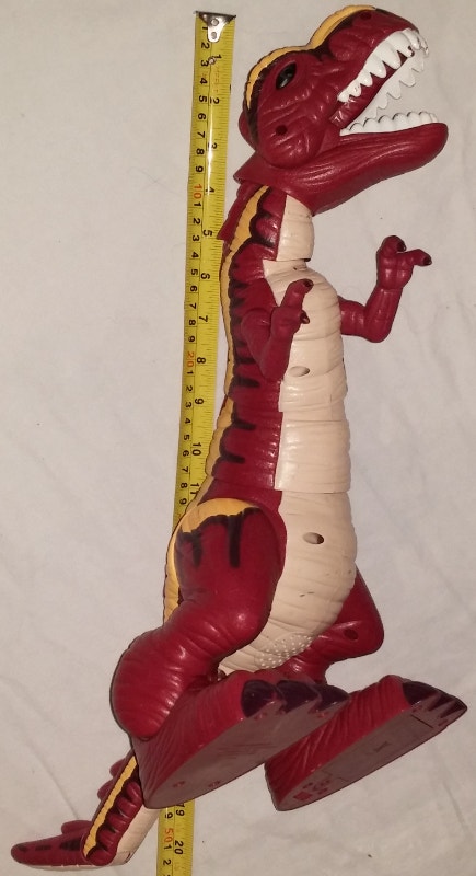 17" Fisher-Price Imaginext Mega Rex Red T Rex Dinosaur - photo 3