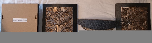 4 x 10" Thick Black & Gold Wall decor Frames from Bombay Company - photo 2