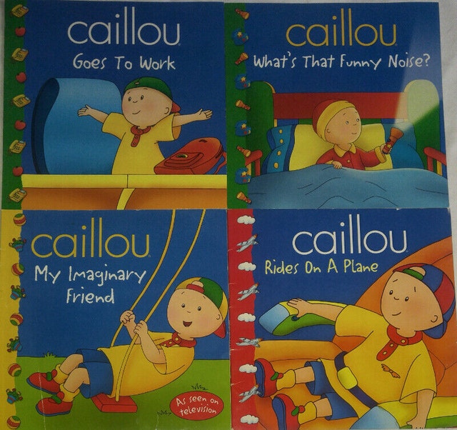 10 Sets of 4 Caillou Books - Concept, Lift the Flap, etc