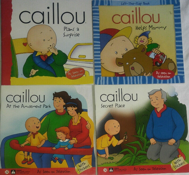 10 Sets of 4 Caillou Books - Concept, Lift the Flap, etc - photo 4