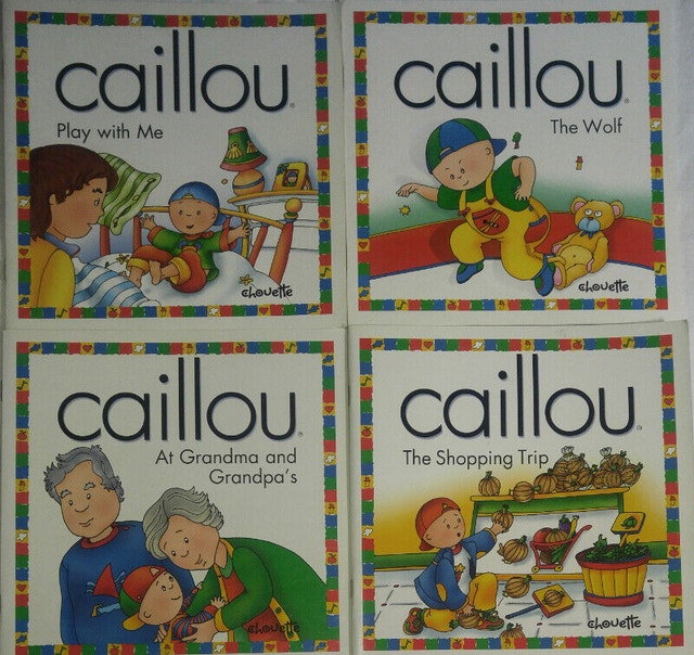 10 Sets of 4 Caillou Books - Concept, Lift the Flap, etc - photo 5