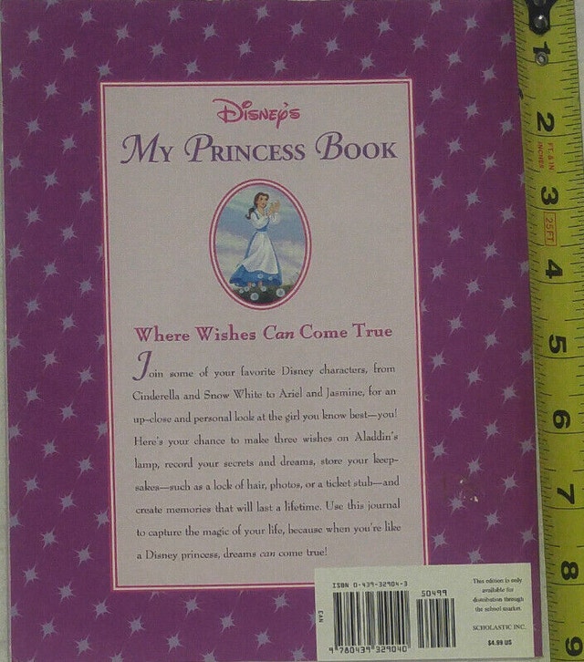 Disney My Princess Book A Book of Keepsakes Memories and Dreams - photo 2