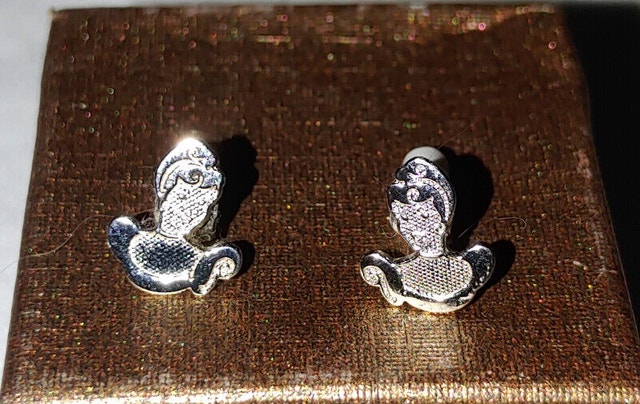 NEW Disney Cinderella 925 Silver Earrings - photo 2