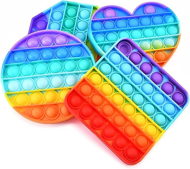 NEW 4Pcs Pop It Fidget Toys Pack Bubble Sensory