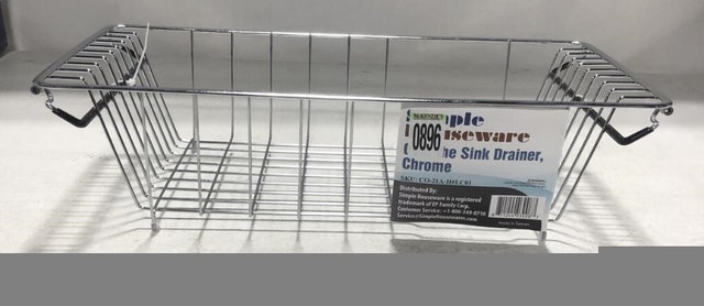 NEW SimpleHouseware Over Sink Counter Top Dish Drainer - photo 4