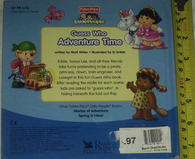 Qty 3 x Fisher Price Little People BOARD Books - photo 2