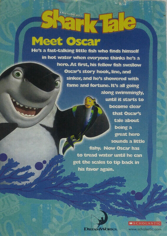 Scholastic Shark Tale Movie Novel Book - photo 2