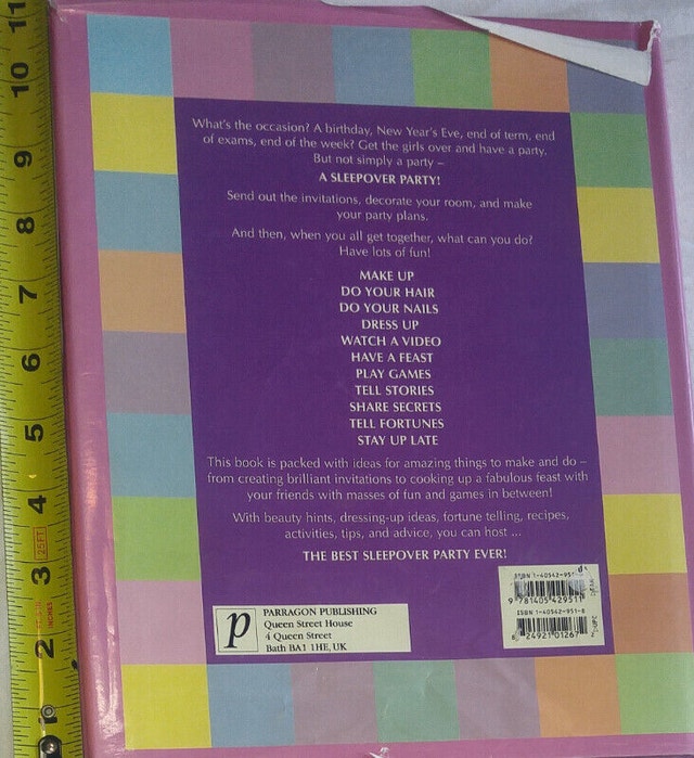 Sleepover Party Hard Cover Book w/Slip Covers - photo 2