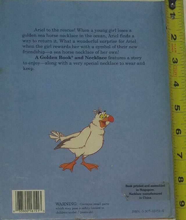 The Little Mermaid Ariel's New Treasure Hard Cover Book - photo 2