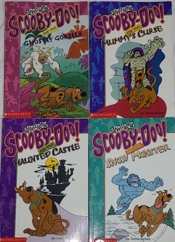 Qty 4 x 4 Scooby-Doo! Books by Scholastic
