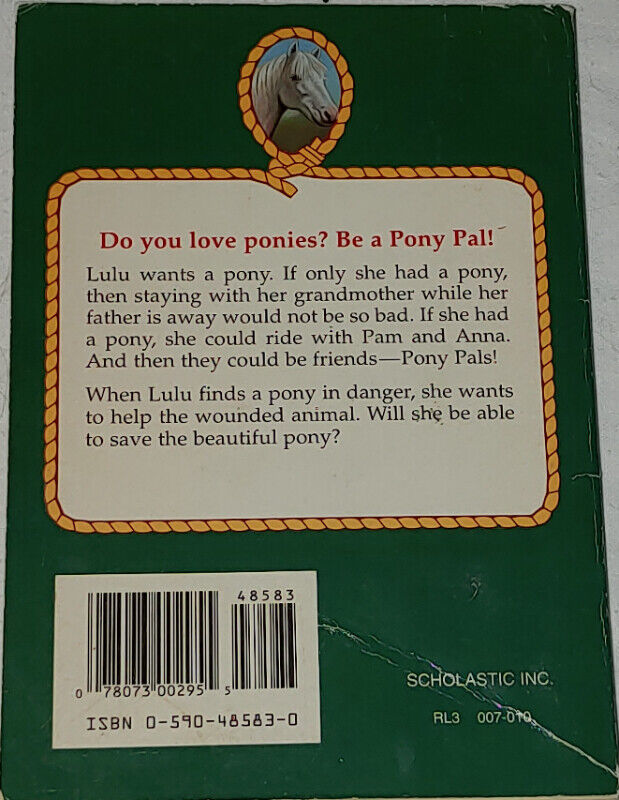 Pony Pals I Want a Pony 1994 Book by Scholastic - photo 2