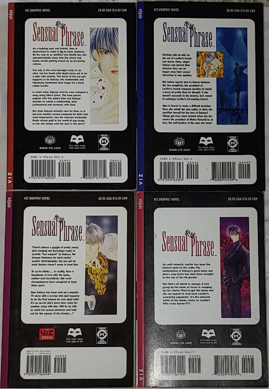 Sensual Phrase Manga Books Volumes 1-4 - photo 2