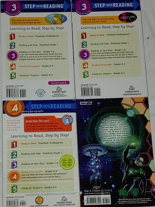 4 Step Into Reading Books 3&4 - Trolls, Seuss Lorax, Cat Hat - photo 2