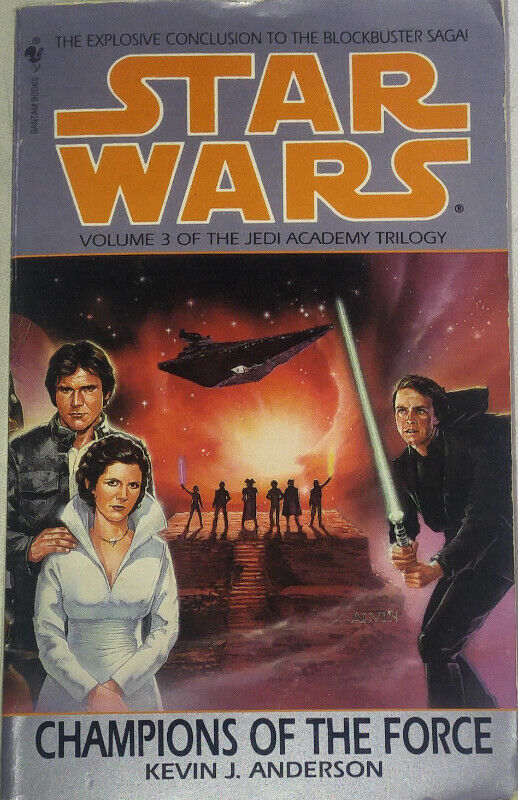 Star Wars Book Vol 3 Jedi Academy Trilogy Champions of the Force