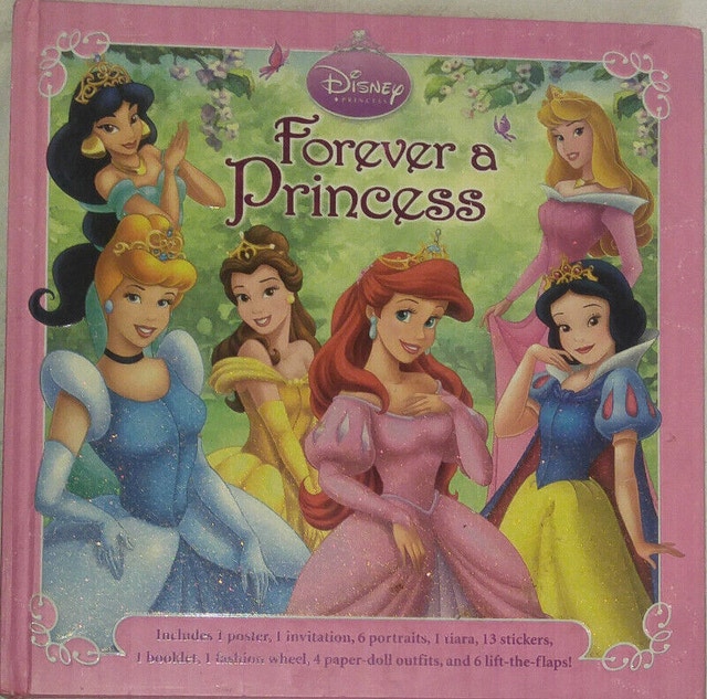 Disney Forever a Princess Hard Cover Interactive Book