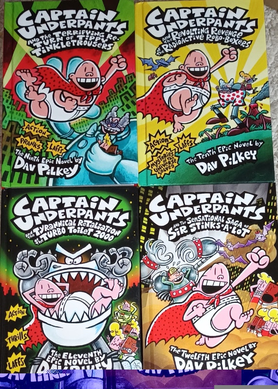 13 Captain Underpants #1-12 & Adventures of Ook and Gluk Books - photo 2