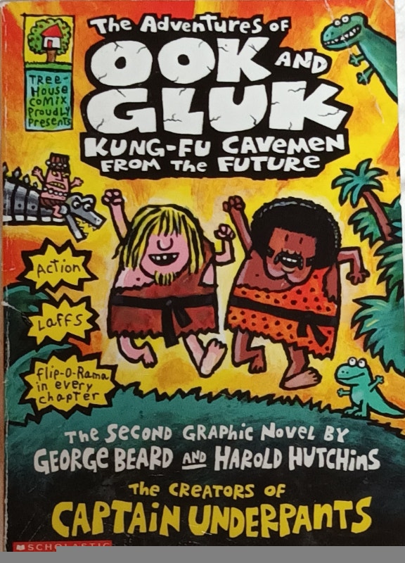 13 Captain Underpants #1-12 & Adventures of Ook and Gluk Books - photo 4