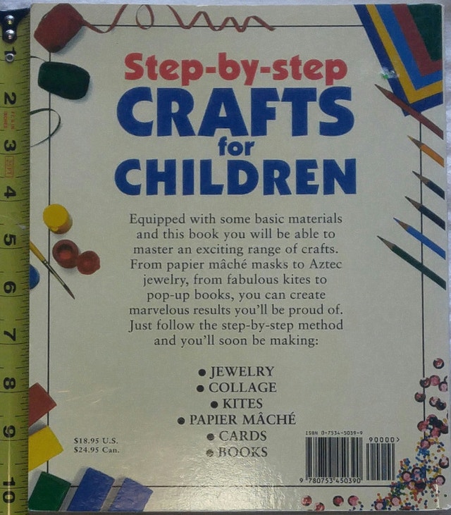 Step by Step Crafts for Children - Large Hard Cover Book - photo 2