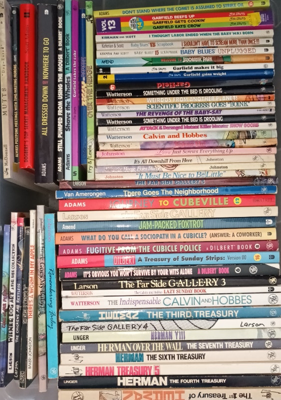 50+ Comic Books - Herman, Calvin & Hobbes, Far Side, Dilbert, ++