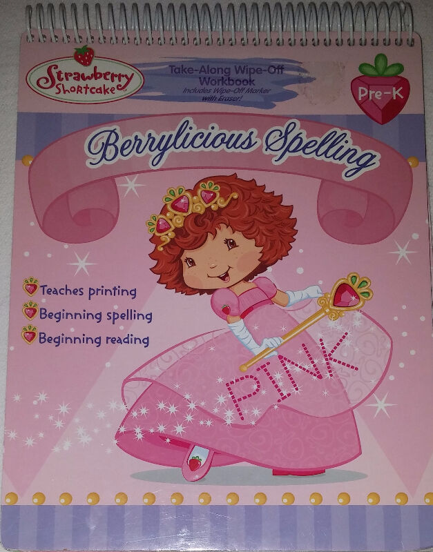 Strawberry Short Cake Wipe Off Book