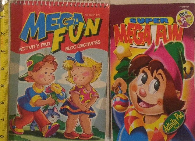 2 Pack Mini Mega Fun Coloring Activity Books