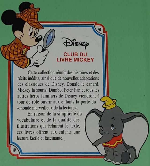 3 Disney Club Mickey Livre FRENCH Hard Cover Books - photo 2