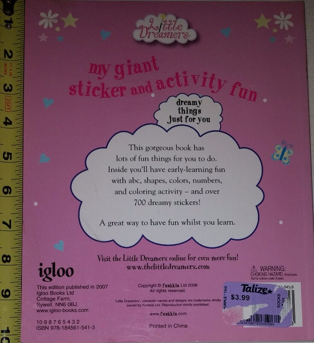 Little Dreamers My Giant Sticker and Activity Fun Book - photo 2