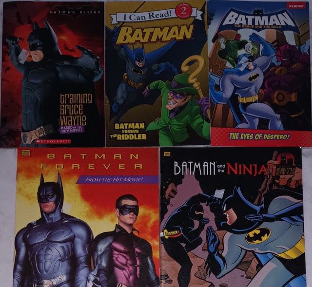 5 x BatMan Books Set