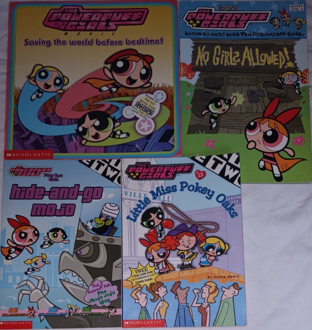 4 x The Power Puff Girls Books