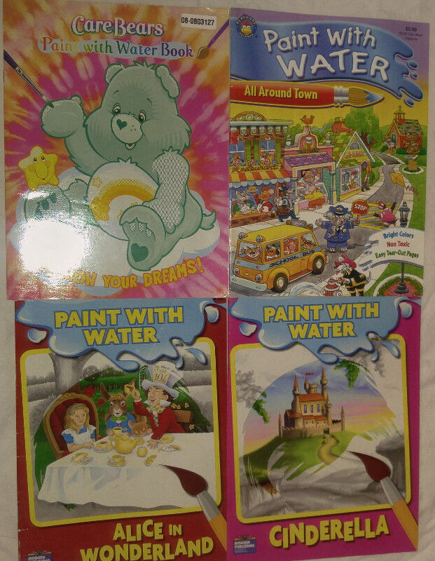 Qty 2 x 4 Paint with Water Books NEW - photo 2