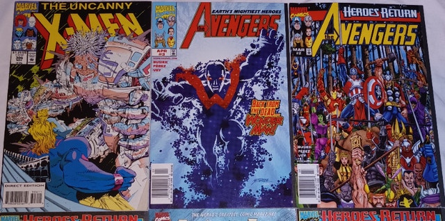9 Vintage Marvel Comic Books - Avengers, X Factor, Captain Ameri - photo 5