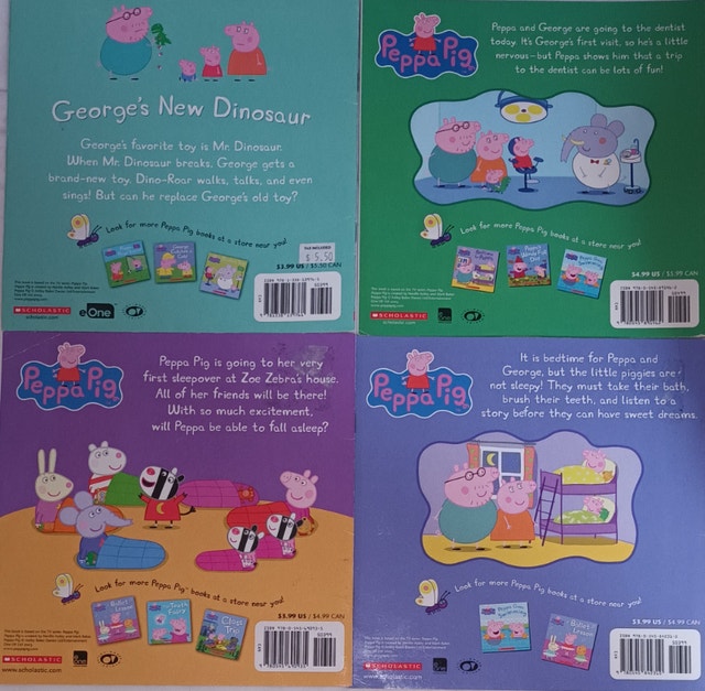 4 Peppa Pig Books by Scholastic - photo 2