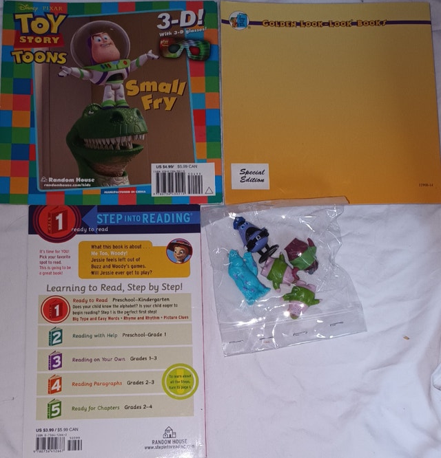 3 x Toys Story Books & 5 Toy Figures - photo 2