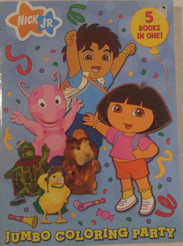 Qty 4 x Super Thick Jumbo Licence Coloring Books and Stickers - photo 4