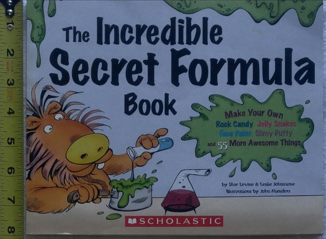 Scholastic The Incredible Secret Formula Book
