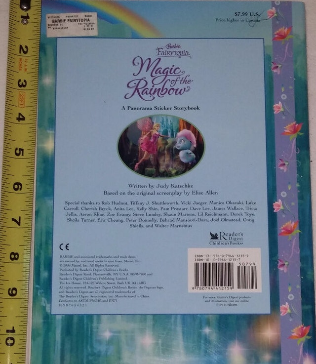 Barbie Magic of the Rainbow Sticker Book - photo 2