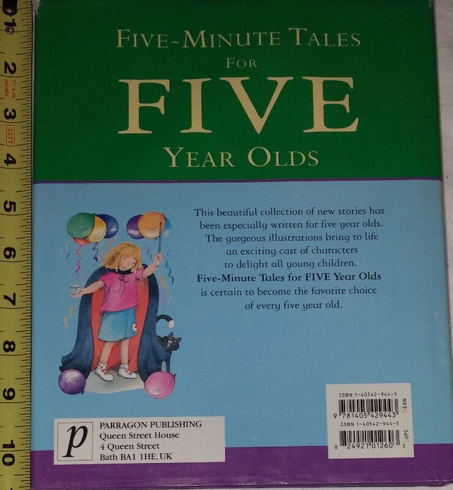 Five Minute Tales for Five Year Olds Large Hard Cover Book - photo 2