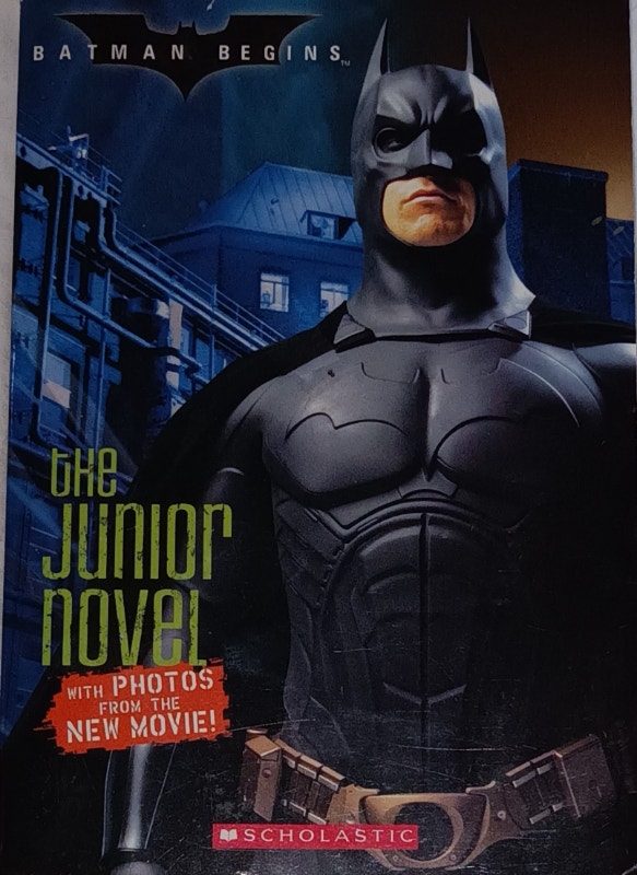 Batman Begins Journey of the Bat Junior Novel Book