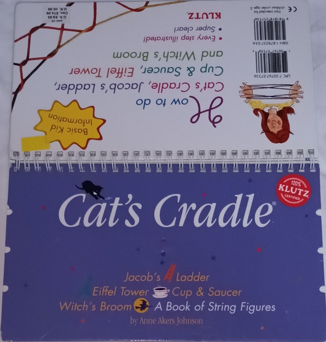 Cat's Cradle: A Book Of String Figures Hard Cover Spiral Book