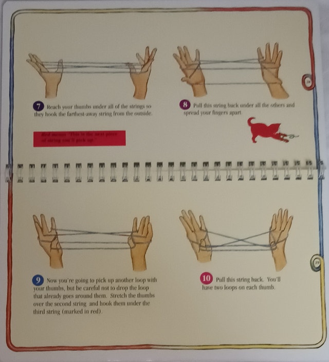 Cat's Cradle: A Book Of String Figures Hard Cover Spiral Book - photo 2