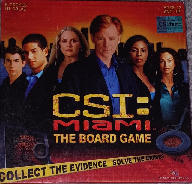 CSI: Miami The Board Game