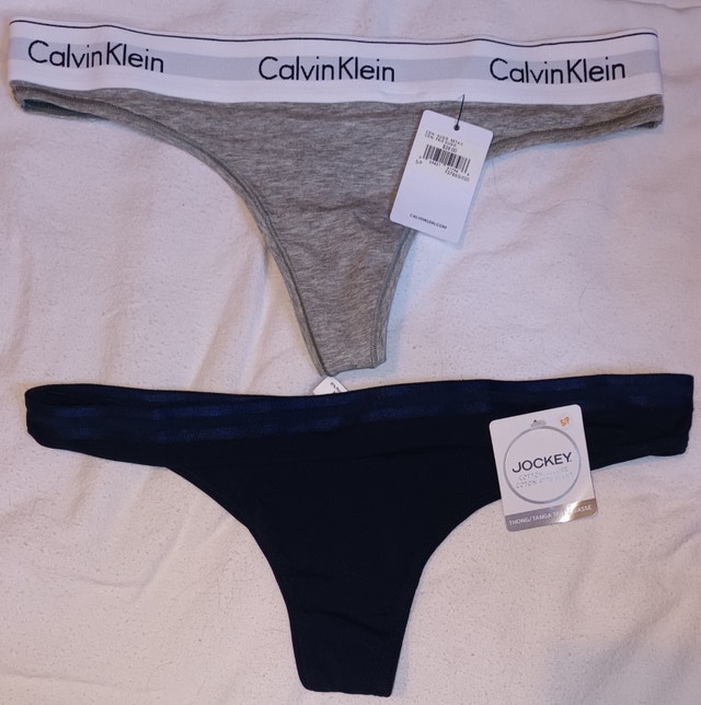NEW Women's Thong Underwear - Calvin Klein & Jockey Brands