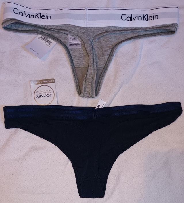 NEW Women's Thong Underwear - Calvin Klein & Jockey Brands - photo 2