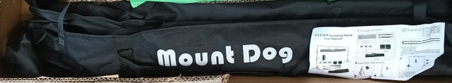 NEW Mount Dog 6.5ft x 10ft Backdrop Stand Kit Photography Studio - photo 4