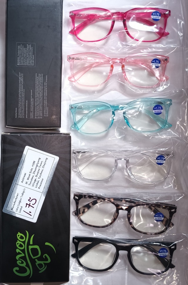 NEW CCVOO 1.75 Reading Glasses w Blue Light & Innovative Sofia