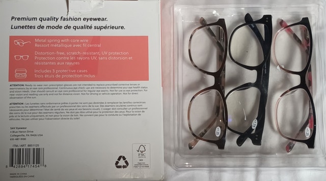 NEW CCVOO 1.75 Reading Glasses w Blue Light & Innovative Sofia - photo 2