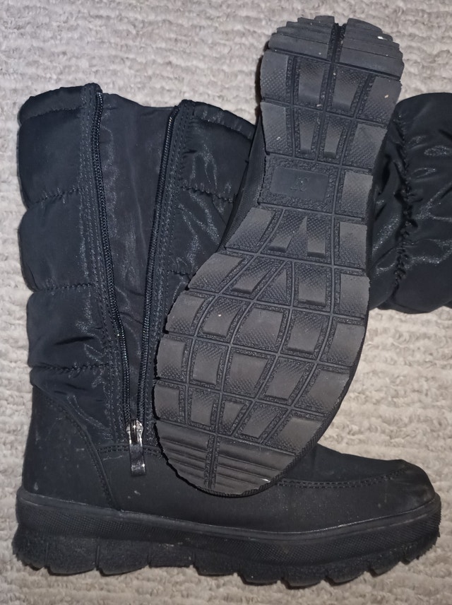 Women's 7 Domi Kuiper Black Winter Fur Lined Boots - photo 5